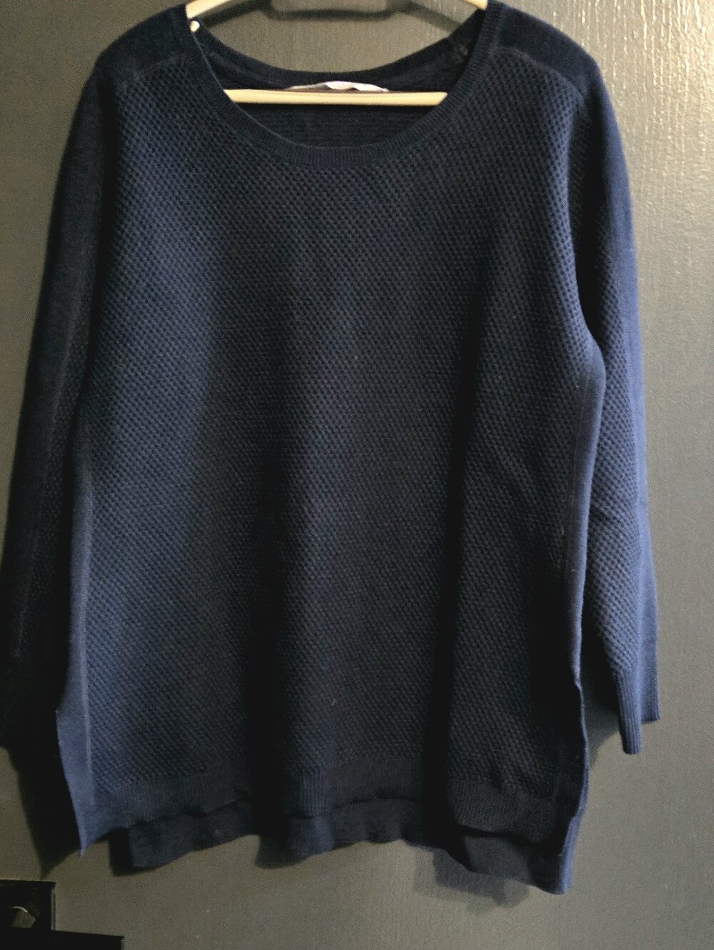 Athleta Waffle Knit Merino Wool Blend Sweater